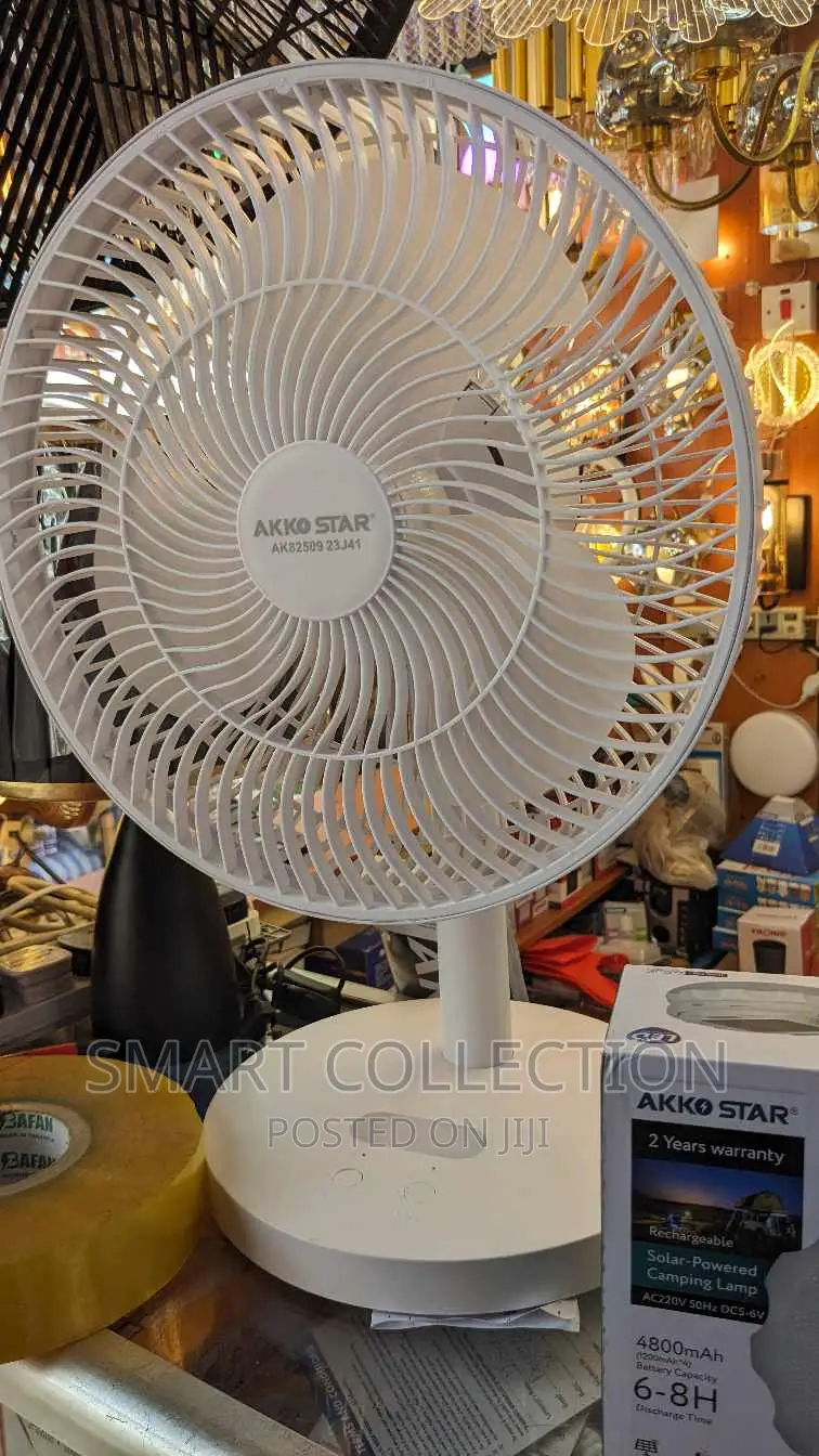 Akko Star 12" Rechargeable Quality Table Fan
