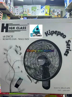 HIGH Class Remote Wall Fan 18 Inch 60W
