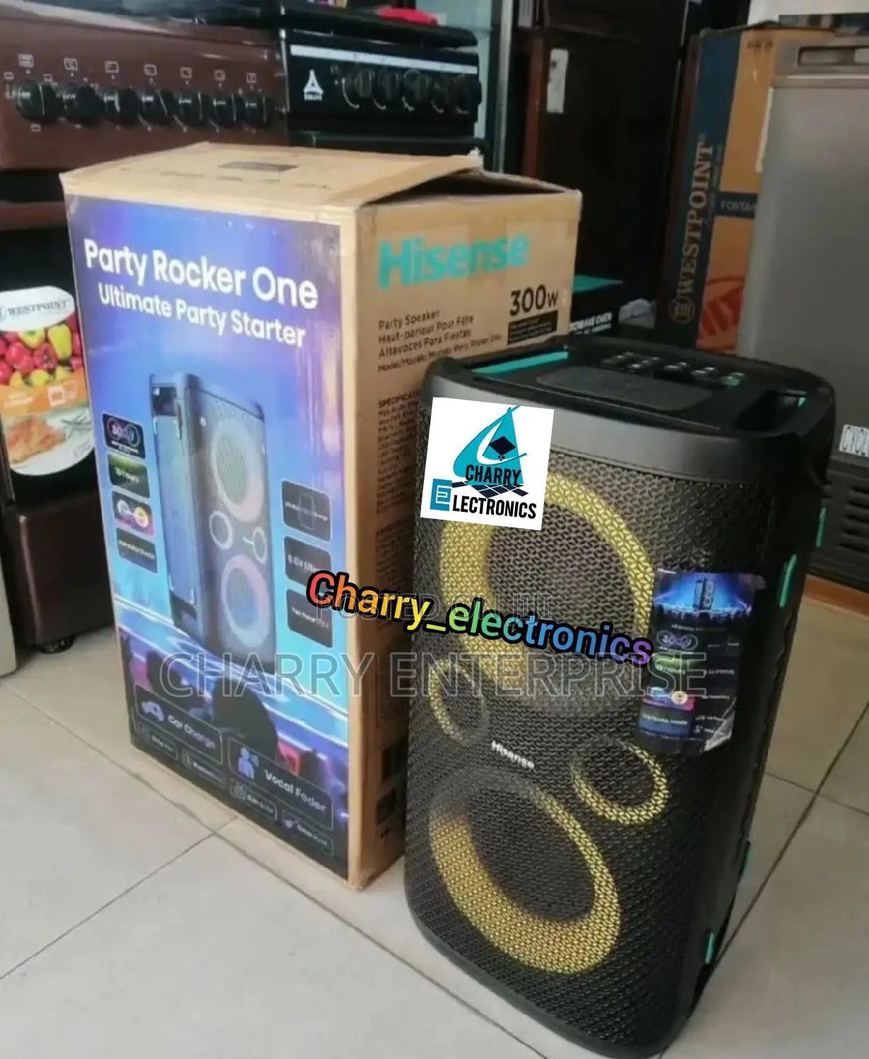 HISENSE Portable PARTY ROCKER Rechargeable Speaker300w