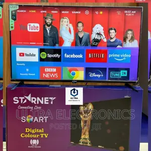 STARNET Smart Android Frameless TV Yenye Inchi 43 
