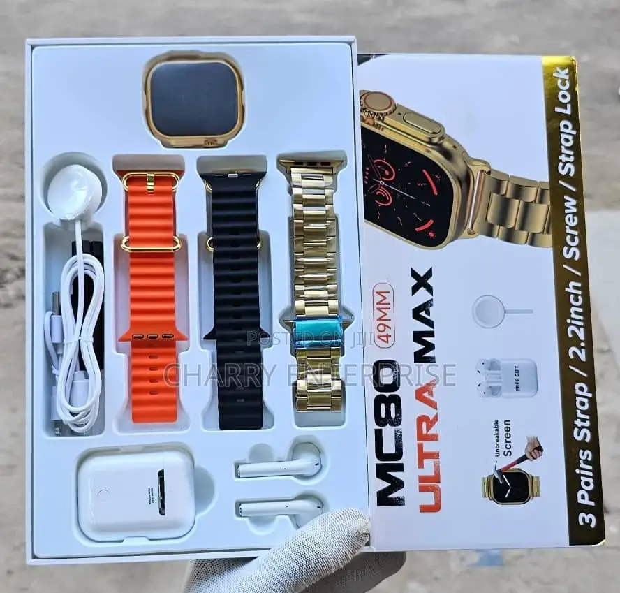 Mc80 Ultra Max Combo Smart Watch 