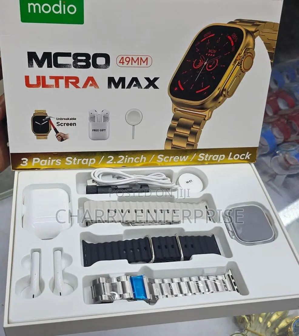 Mc80 Ultra Max Combo Smart Watch 