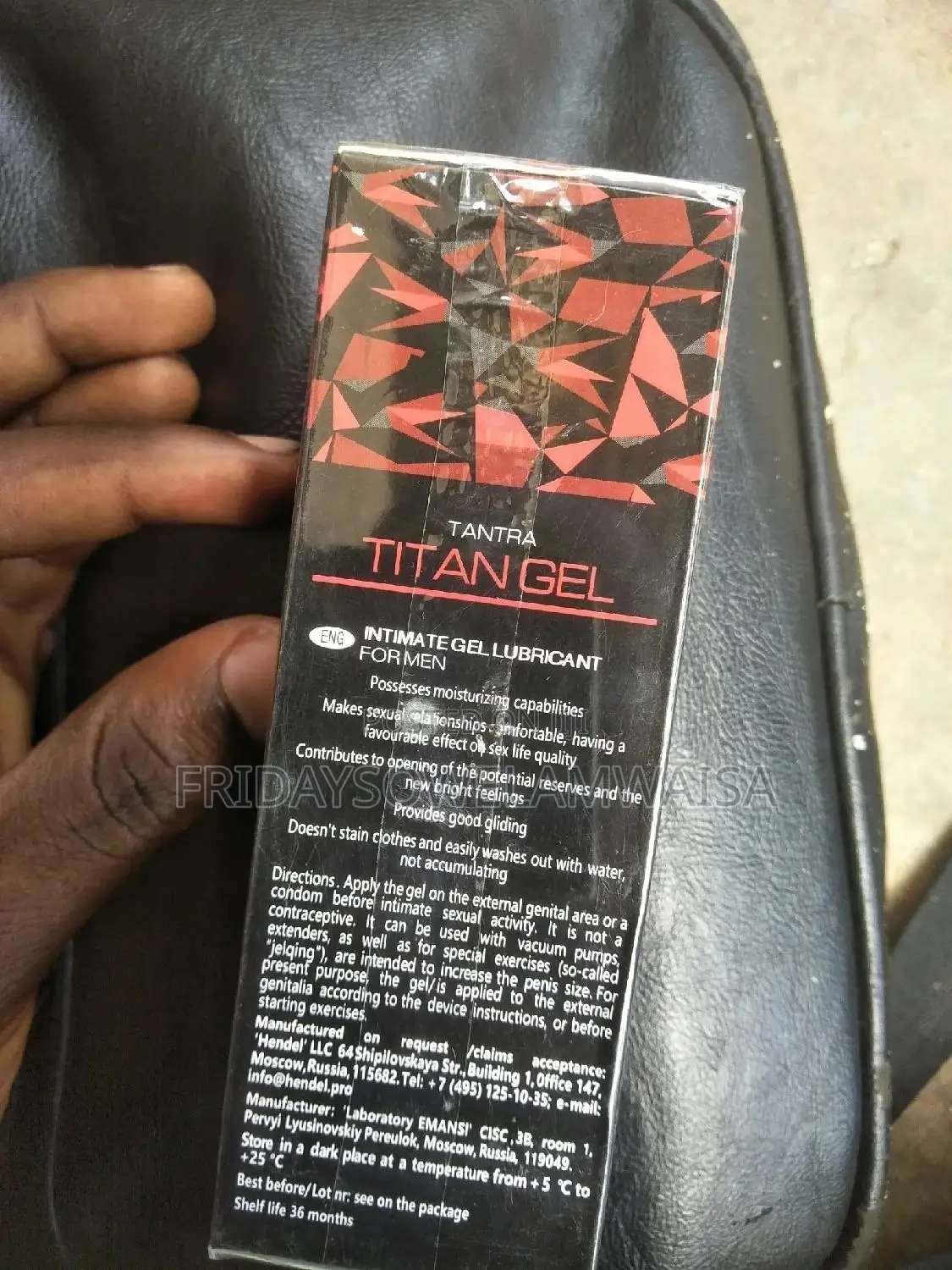 Taitan Gel Red Inaongeza Uume