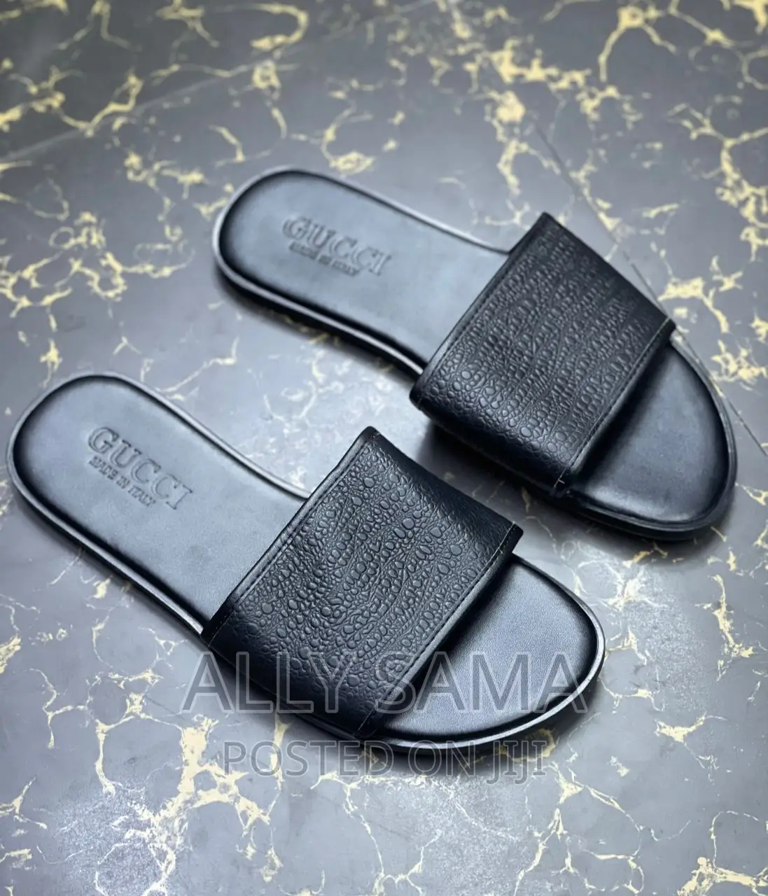 Mens Sandals Gucci Black Full