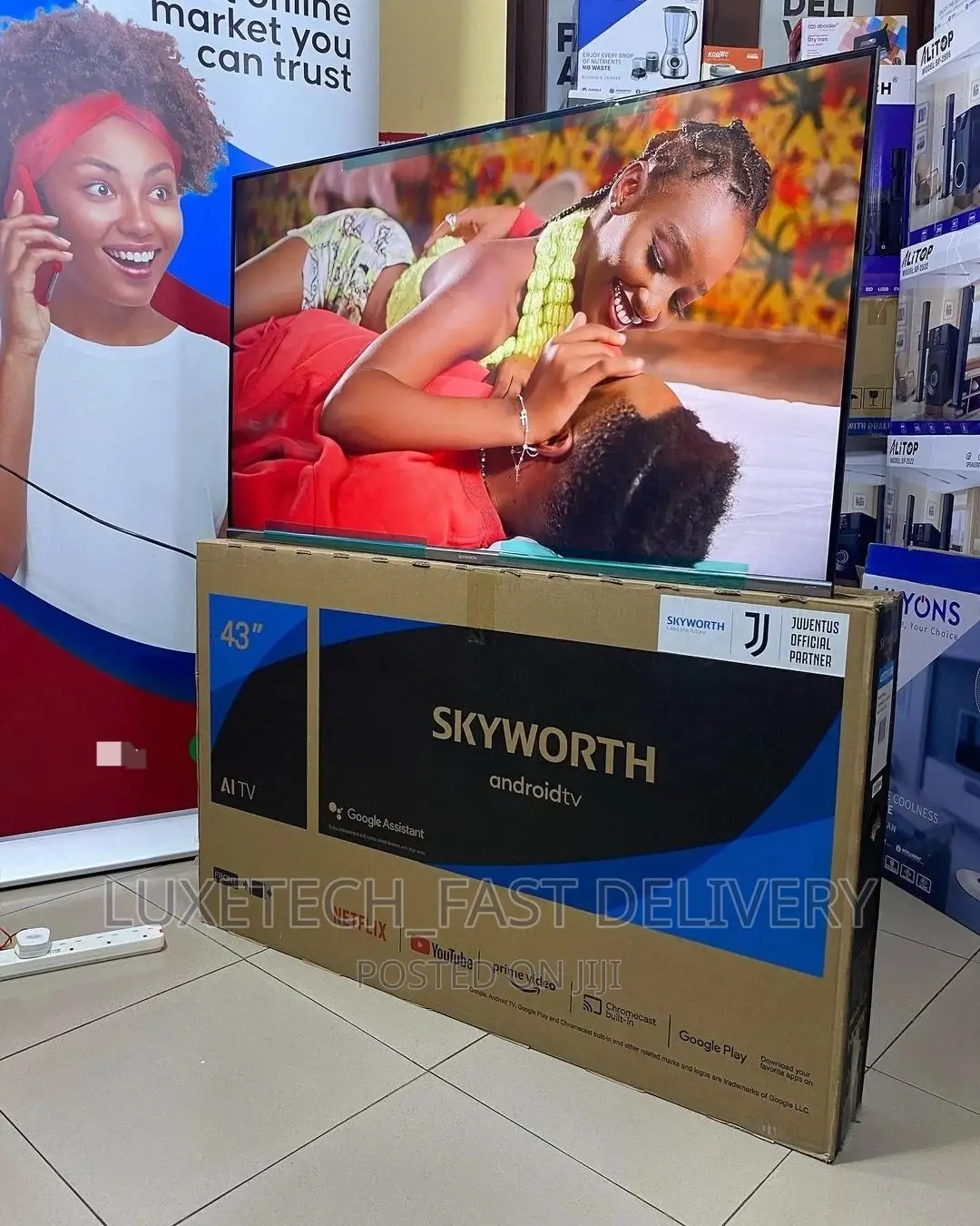 Skyworth 43 Inches Smart Android Tv | Google Tv Full Hd