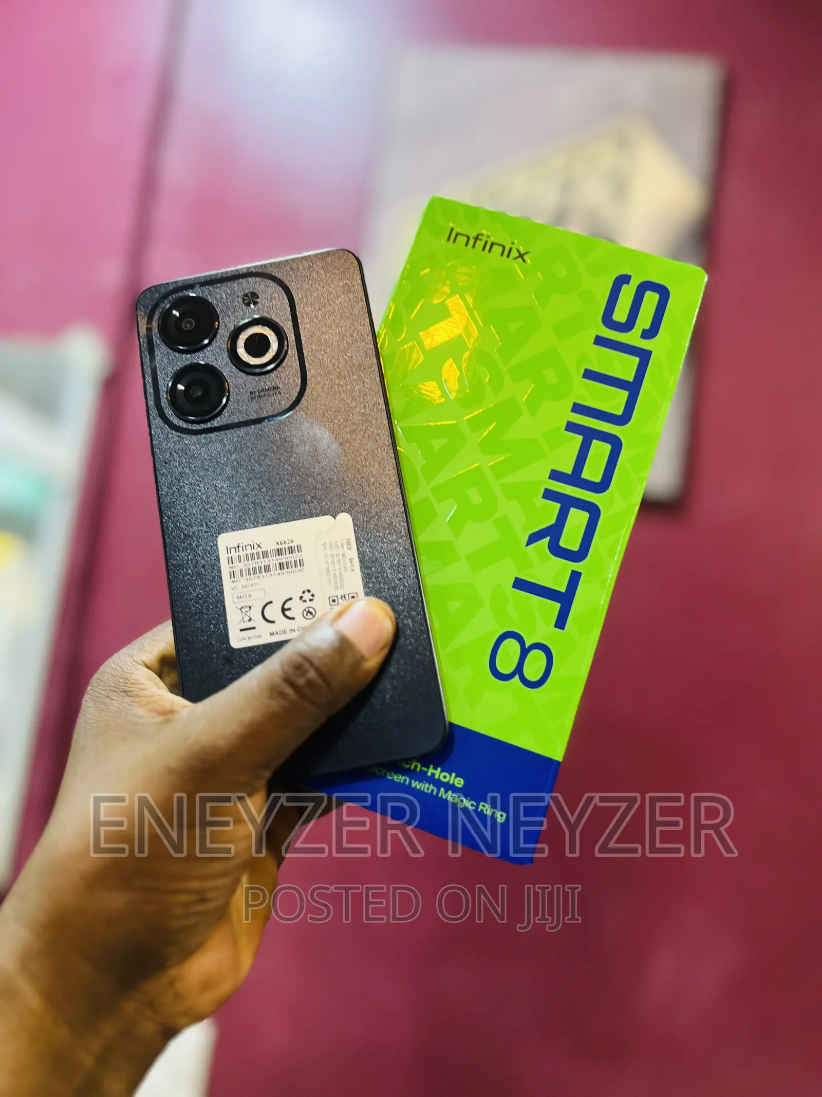 New Infinix Smart 8 64 GB Black