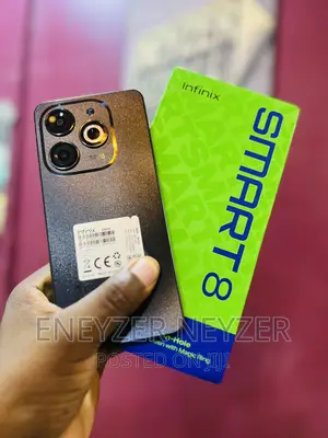New Infinix Smart 8 64 GB Black
