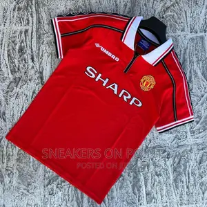1998-1999 Manchester United Home Retro Jersey
