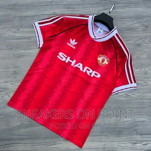 Manchester United Home Retro Football 1990-92jersey