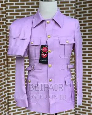 Light Purple Kaunda Suit | Men's Kaunda Suit