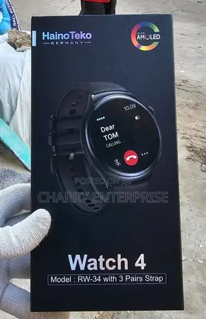 Rw -34 Smart Watch Amoled LCD Glass Full Screen 2.2