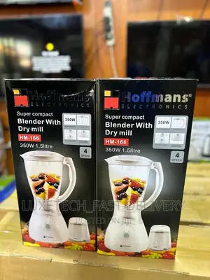 Hoffmans Electric Blender 1.5 Litres | 2 in 1 Function