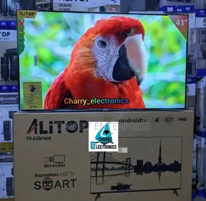 Alitop Smart Android Frameless Tv FHD With Miracast43 Inch