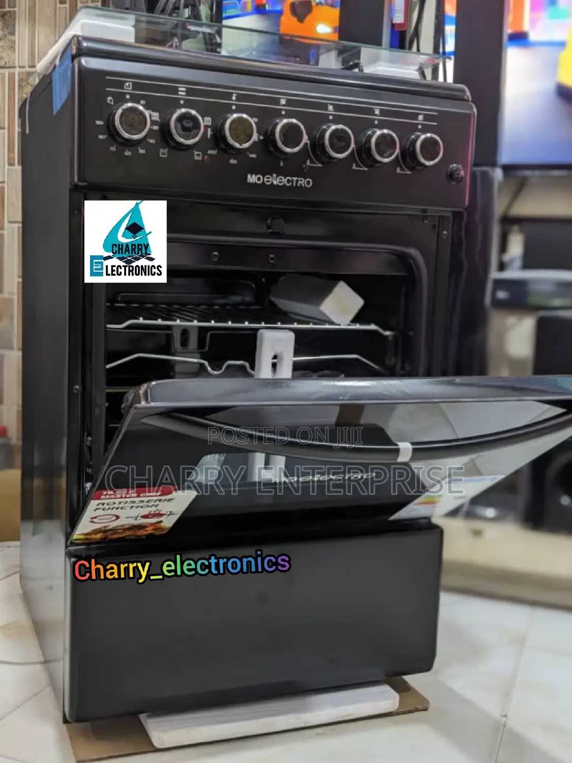 Mo Electro Cooker With Oven ROTISSERIE FUNCTION 1 Elc 3 Gs