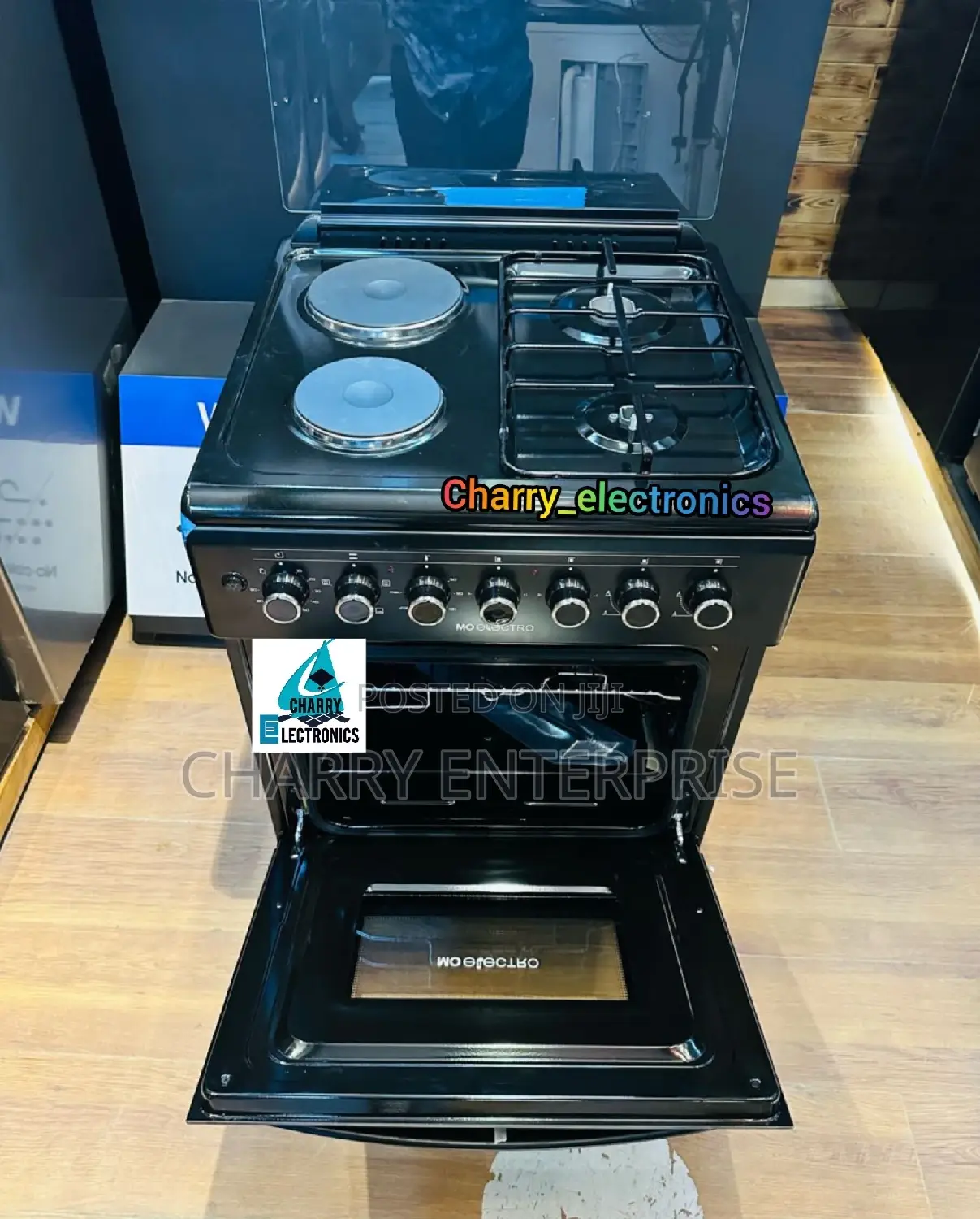 Mo Electro Cooker With Oven Rotisserie Function 60* 60 Cm