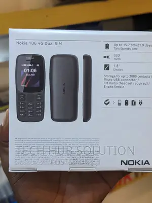 New Nokia 106 Black