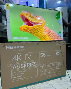 Hisense 55 Inch Smart Tv | New A6 Series 100% Colour