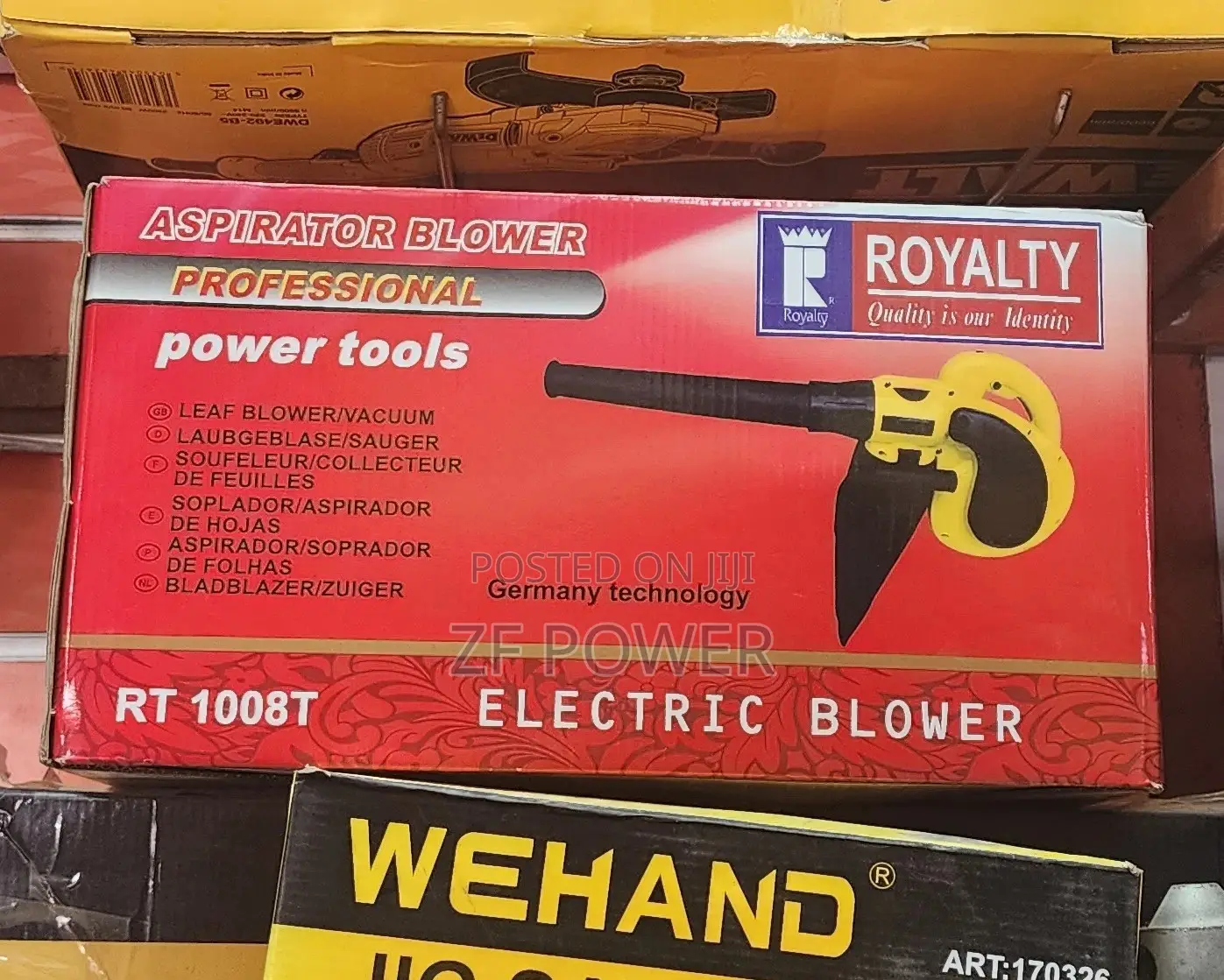 Electric Blower and Sucking