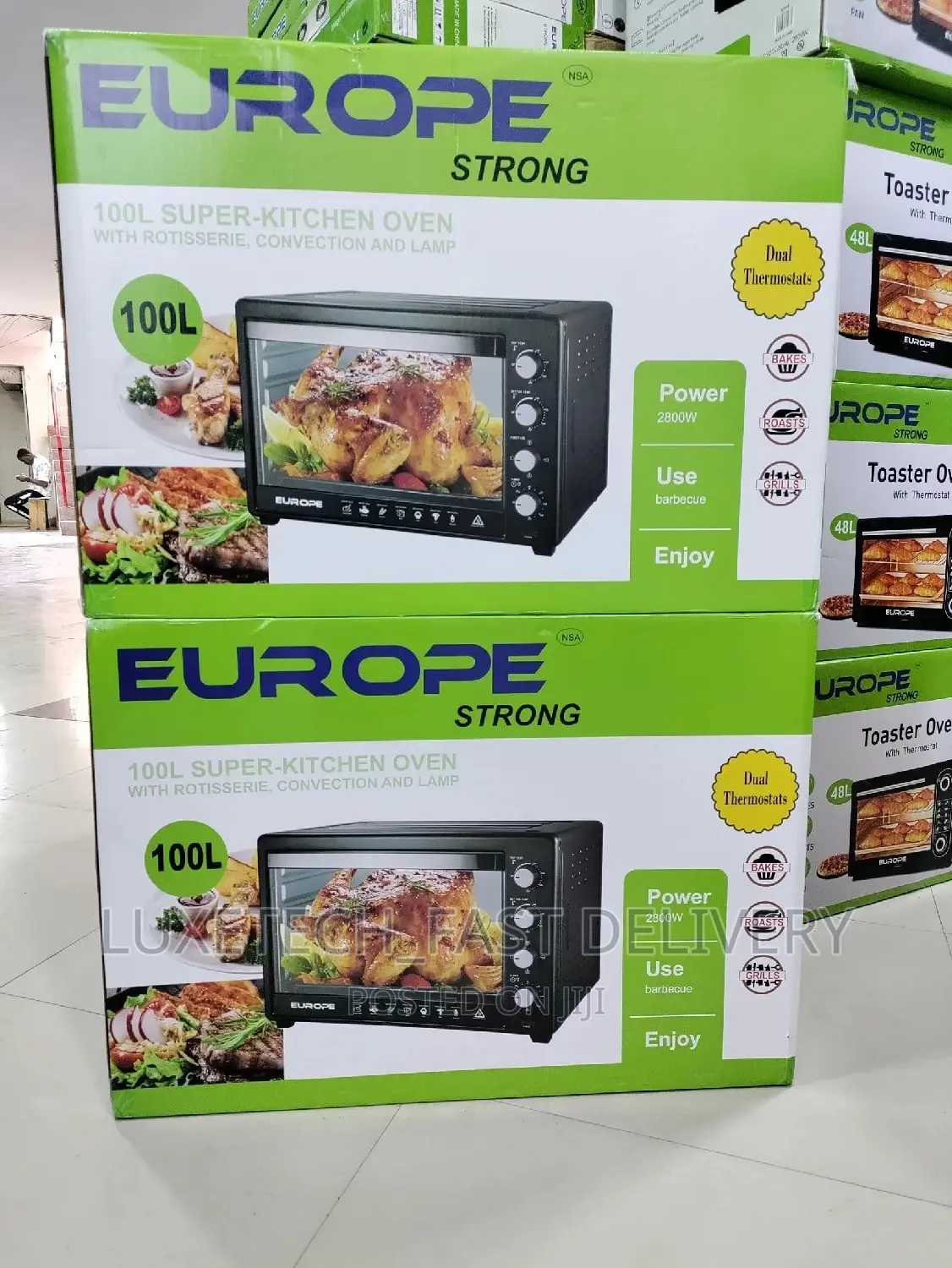 Europe Strong Kitchen Oven 100L | Bake, Roasting, Grill