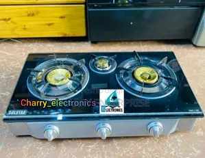  ORIGINAL SOLSTAR Gas Stove 3 Plates Made in Singapore