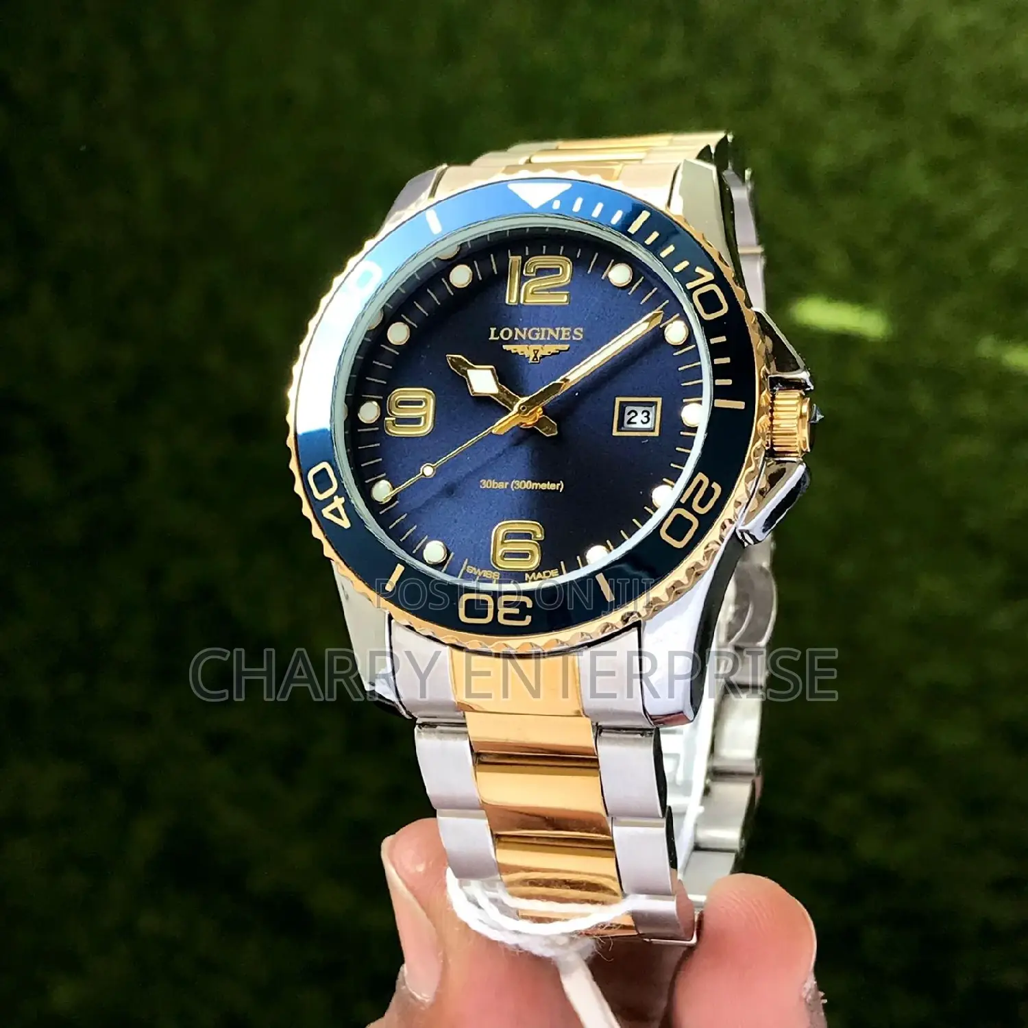 LONGNESS Stainless Steel Water Proof Quality Watch
