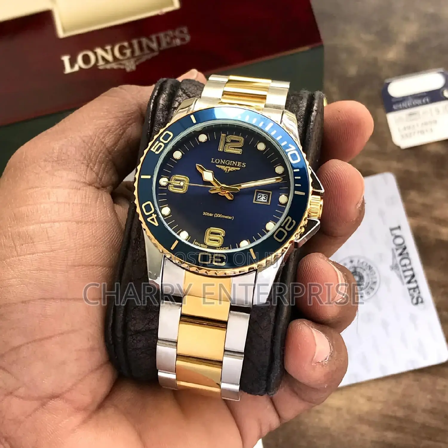 LONGNESS Stainless Steel Water Proof Quality Watch