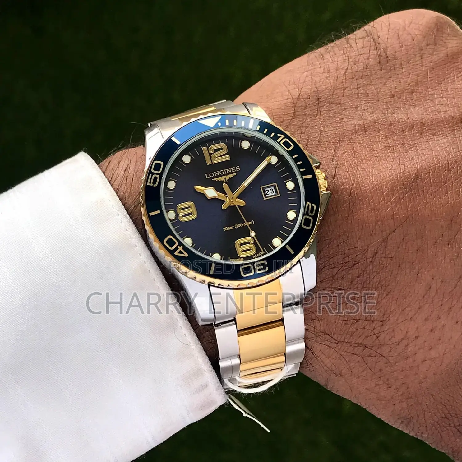 LONGNESS Stainless Steel Water Proof Quality Watch