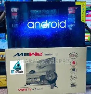 Mewe Double Glass Smart Android Uhd With Bluetooth65 Inch