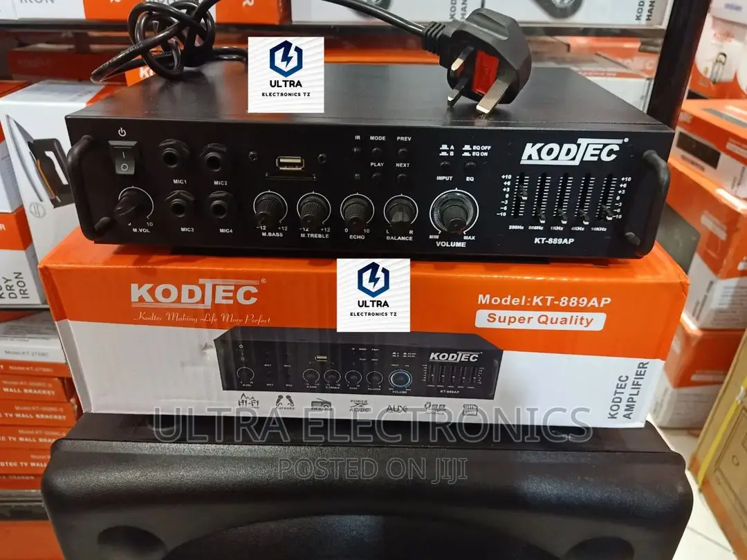 Kodtec AC/DC Powerful Amplifier With Equalizer Yenye 60watts