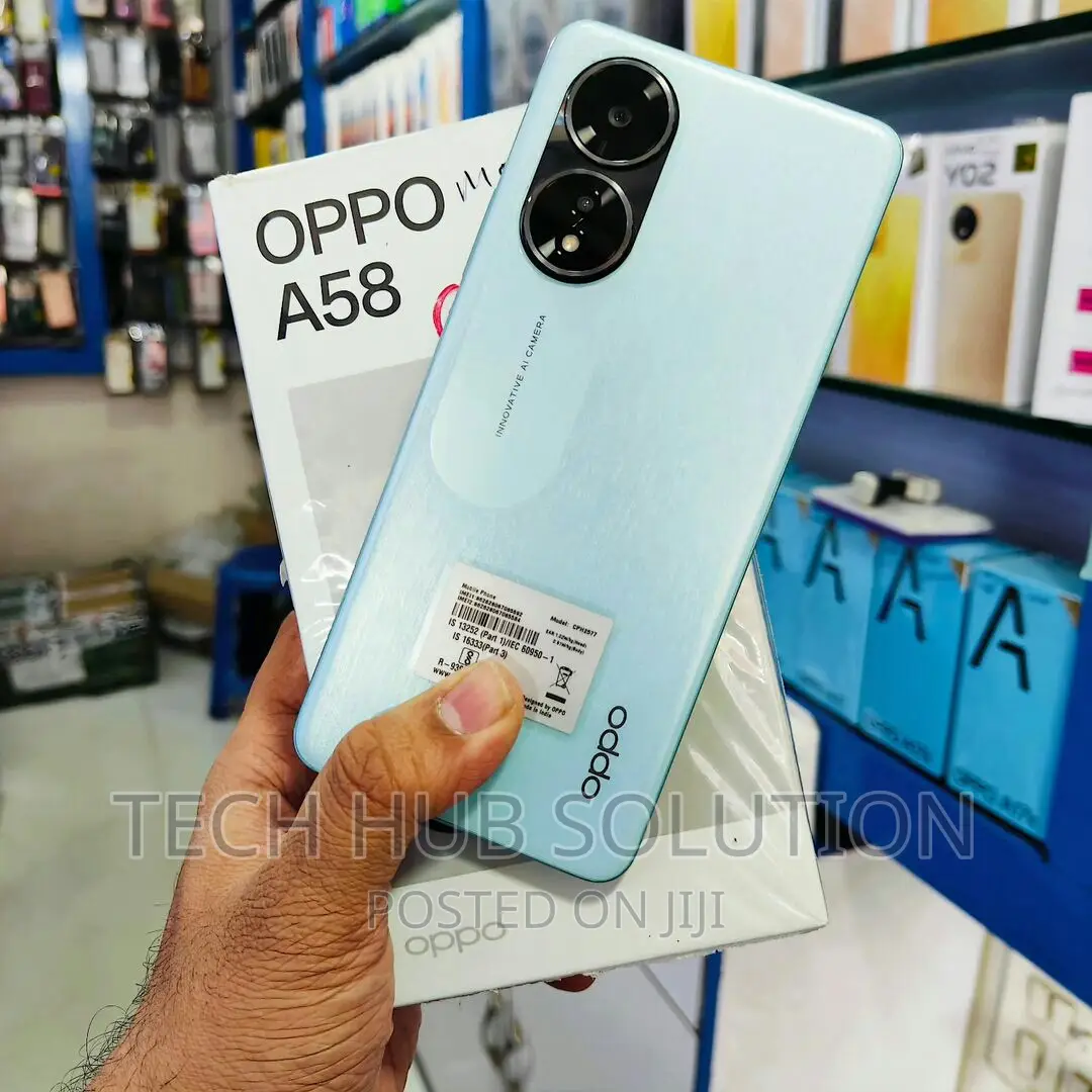 New Oppo A58 128 GB Blue