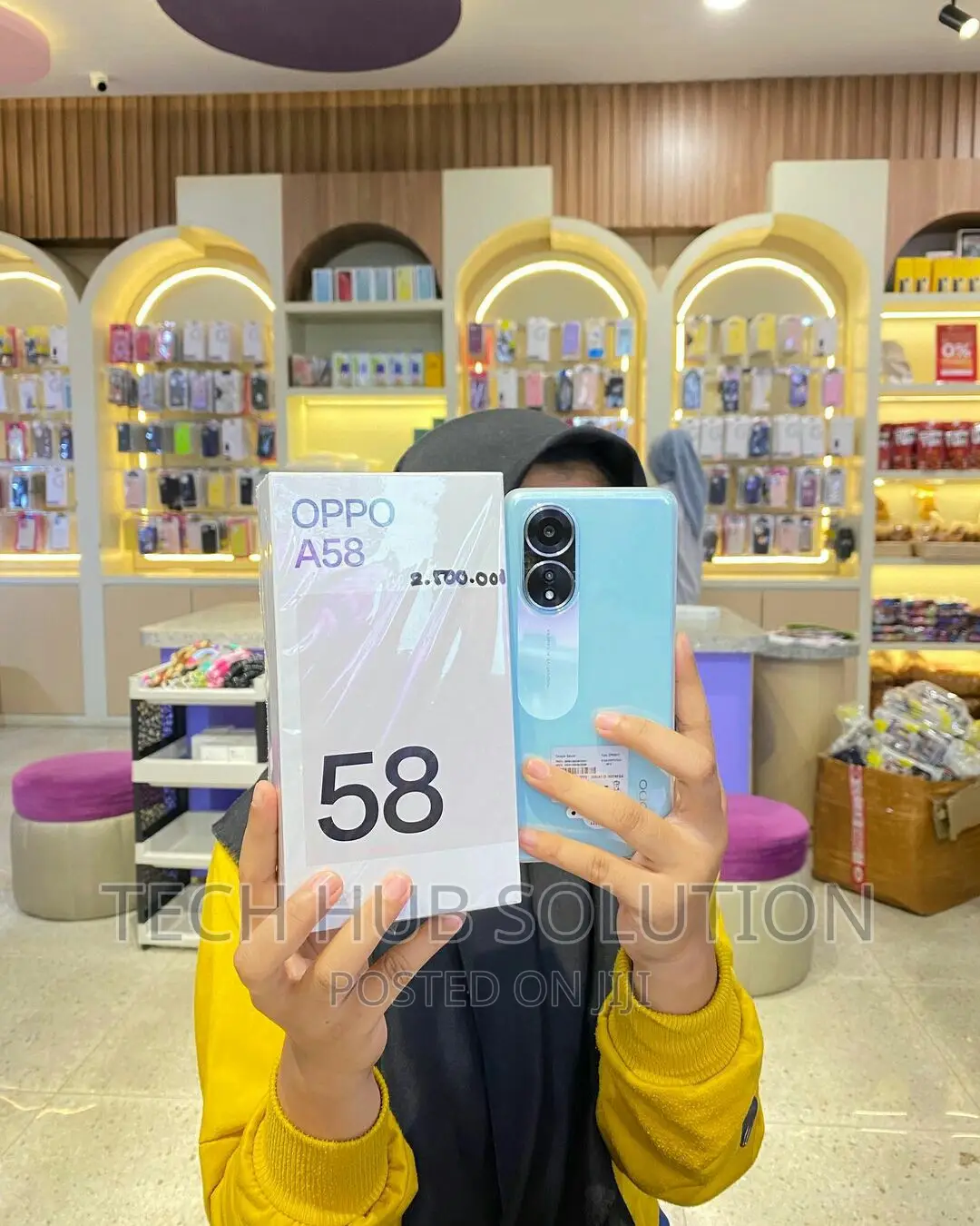 New Oppo A58 128 GB Blue