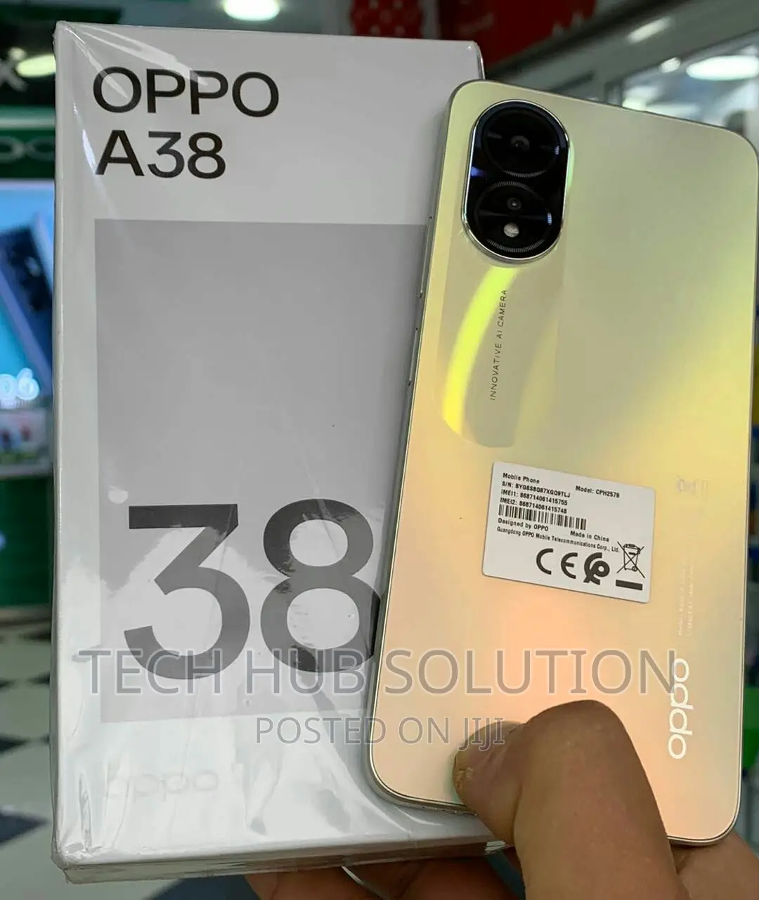 New Oppo A38 128 GB Gold