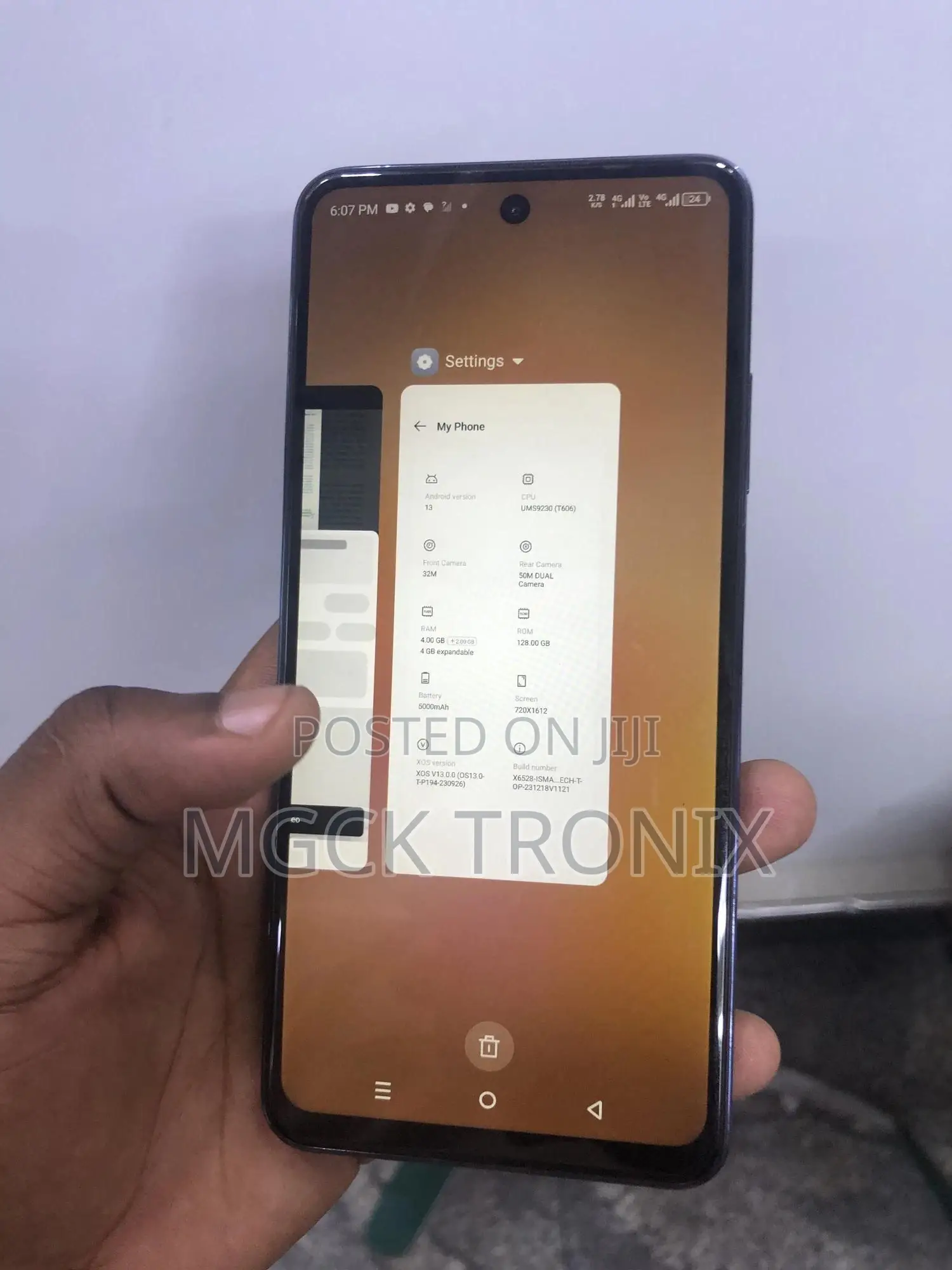 Infinix Hot 40i 128 GB Blue