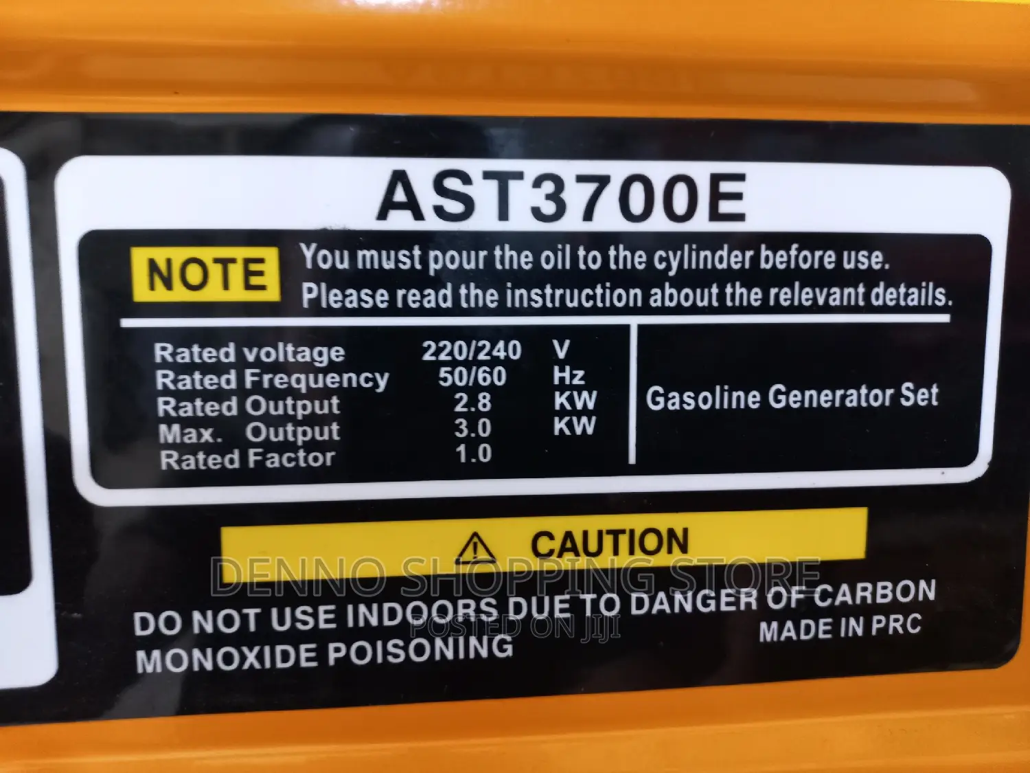 Kva 3 Generator Astra Koera Starter Injini