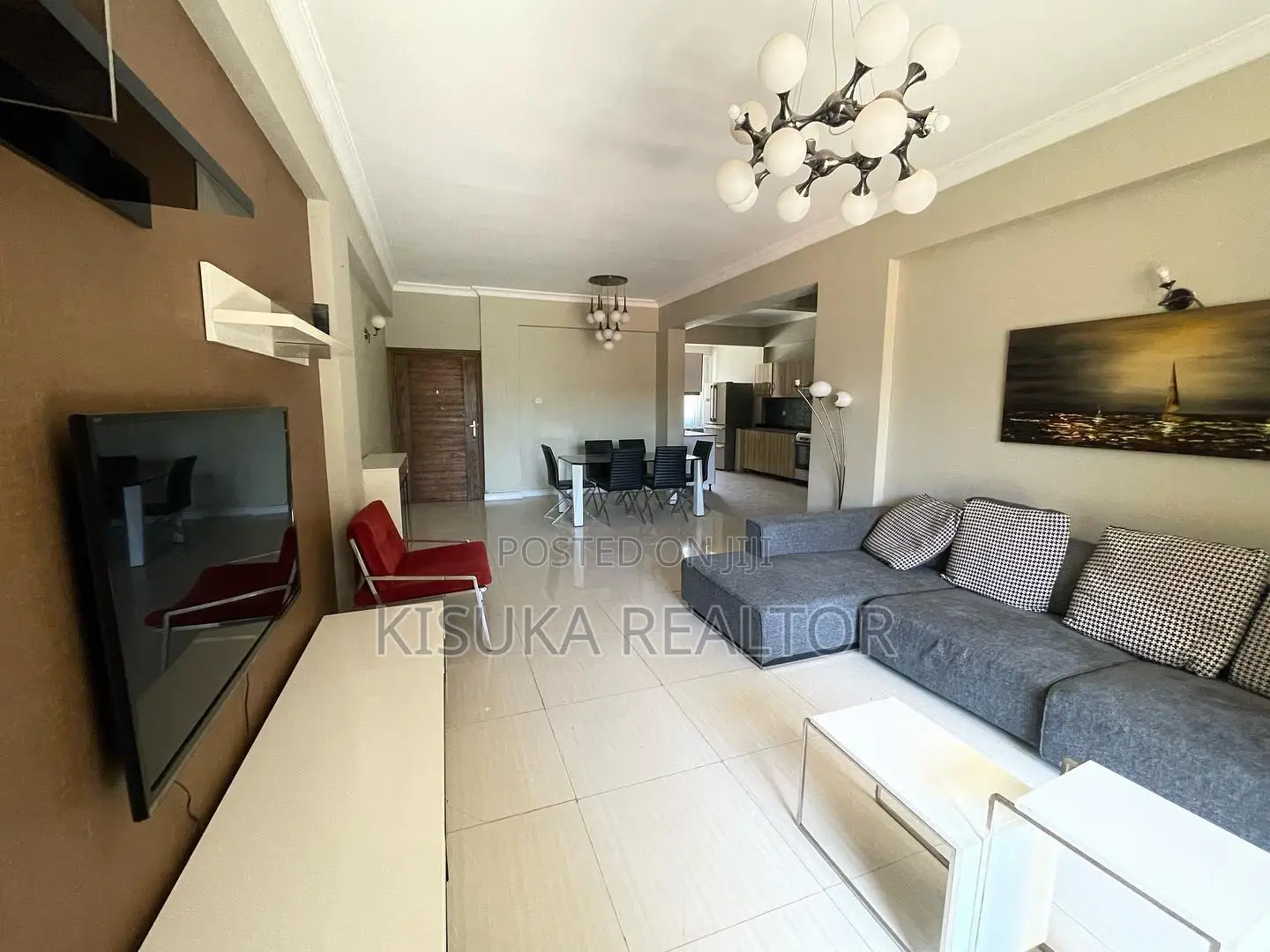 Furnished 3bdrm Apartment in Masaki for rent