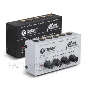 4 Channel Mixing Console Digital Audio Mixer Stereo