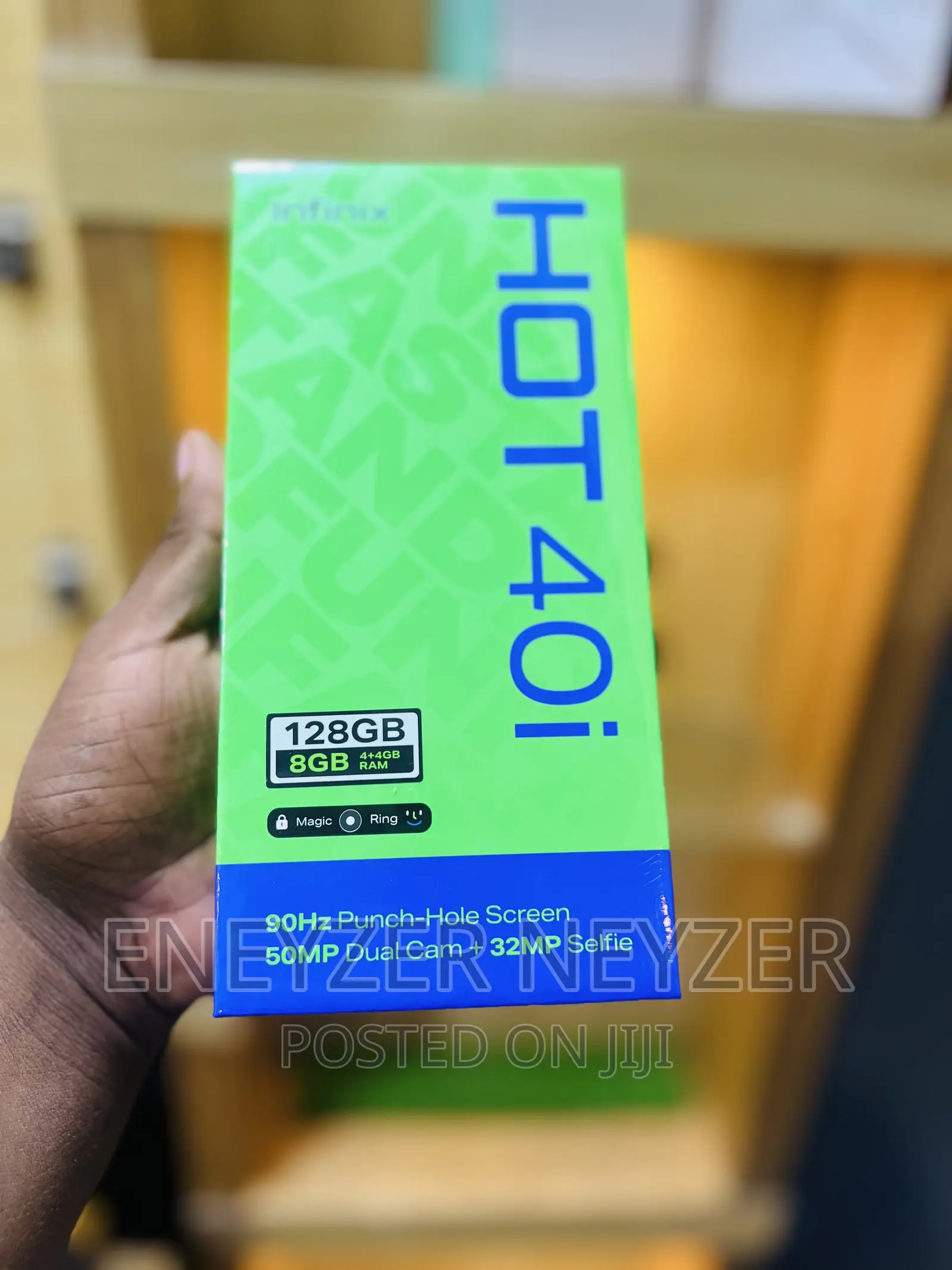 New Infinix Hot 40i 128 GB Black