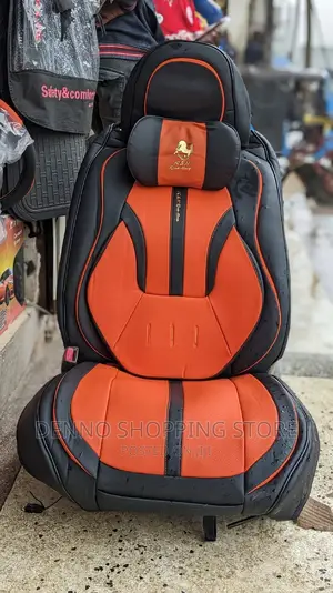 Black and Red Seat Cover
