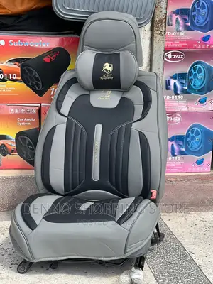 Gray and Black Seat Covers