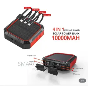 High Capacity Solar Power Bank 10000mah
