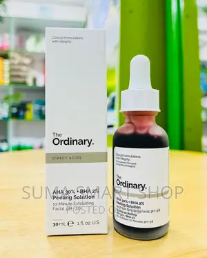 The ORDINARY AHA 30% + BHA 2% Peeling Serum .