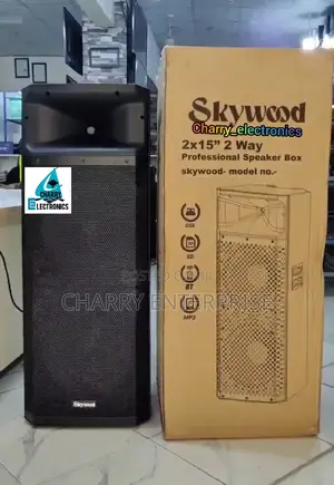 SKYWOOD Professional TOWER 2 Way 15" Trolley SPEAKER 350W