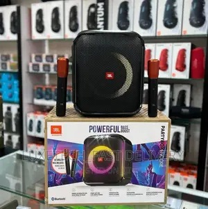 JBL Partybox Encore Bluetooth Speaker 2 Mics Wireless