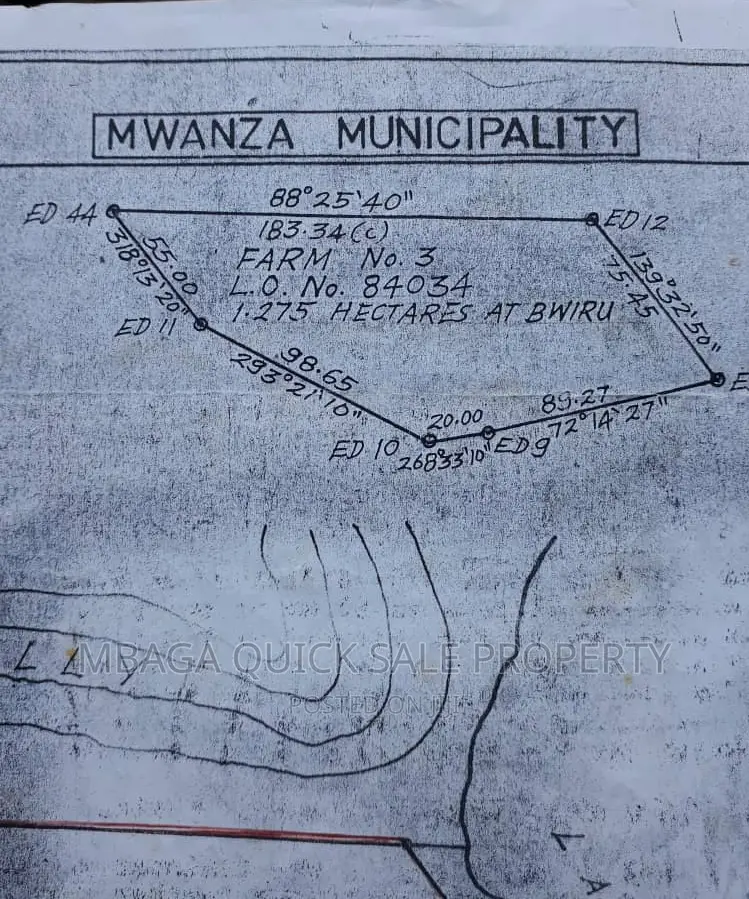 Plot for Sale at Mwanza Bwiru