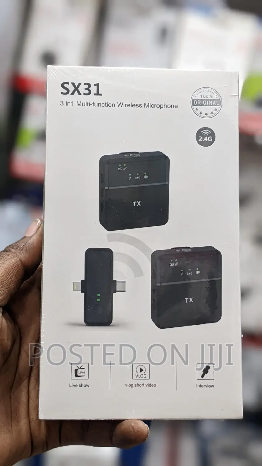 3 in 1 Multifunctional Wireless Microphone