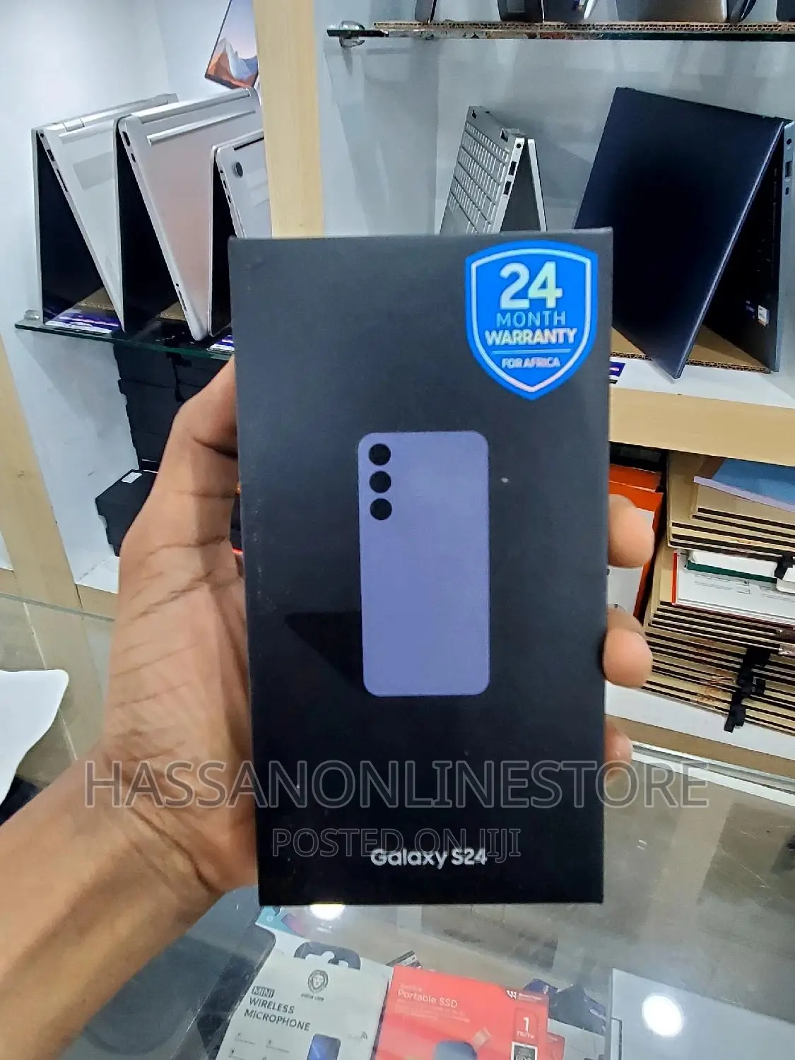 New Samsung Galaxy S24 256 GB Purple