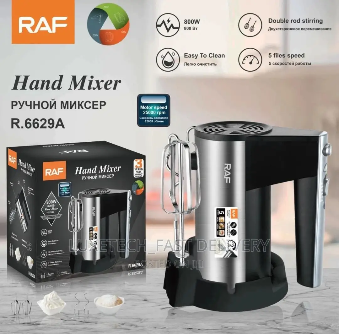 Raf R.6629a Electric Hand Mixer With a Stand