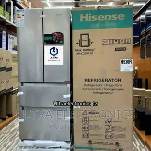 HISENSE Refrigerator With French Doors and Capacity of 380L