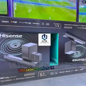 HISENSE Sound Bar With Wireless Subwoofer Na Yenye 340watts