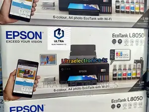 EPSON 6 Colors,A4 Photo Eco Tank L8050 Wi-Fi Printer